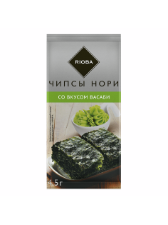 RIOBA Чипсы нори васаби, 4.5г