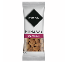 RIOBA Миндаль жареный соленый, 50г