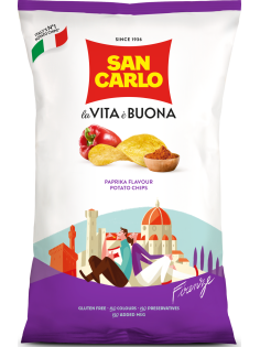 Чипсы San Carlo Паприка, 150г