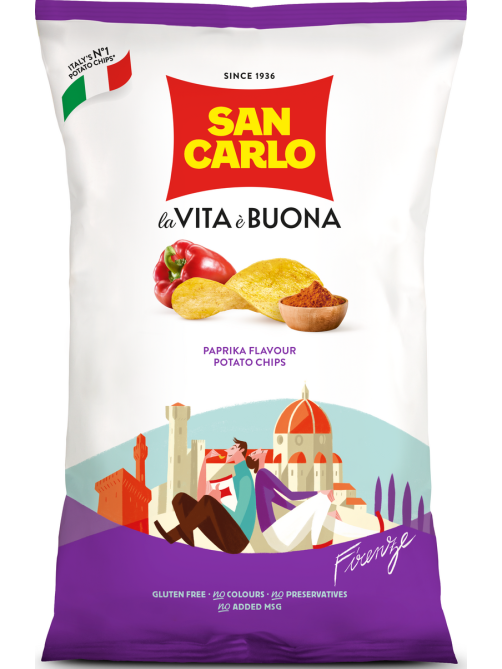Чипсы San Carlo Паприка, 150г