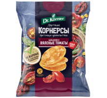 Чипсы кукурузно-рисовые Dr. Korner Вяленые томаты и бальзамик, 50г