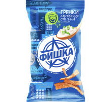 Гренки Фишка Альпийские Сметана-лук, 120г