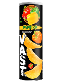 Чипсы Vast паприка, 160г