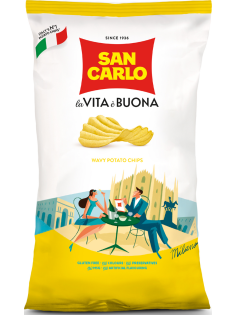 Чипсы San Carlo рифленые Крокканте, 180г