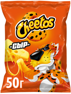 Снеки Cheetos Сыр кукурузные, 50г