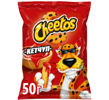 Снеки Cheetos Кетчуп кукурузные, 50г