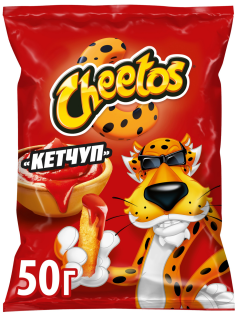 Снеки Cheetos Кетчуп кукурузные, 50г