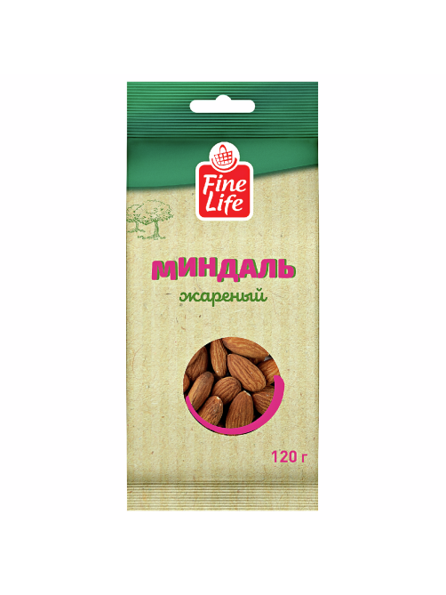 Fine Life Миндаль жареный, 120г