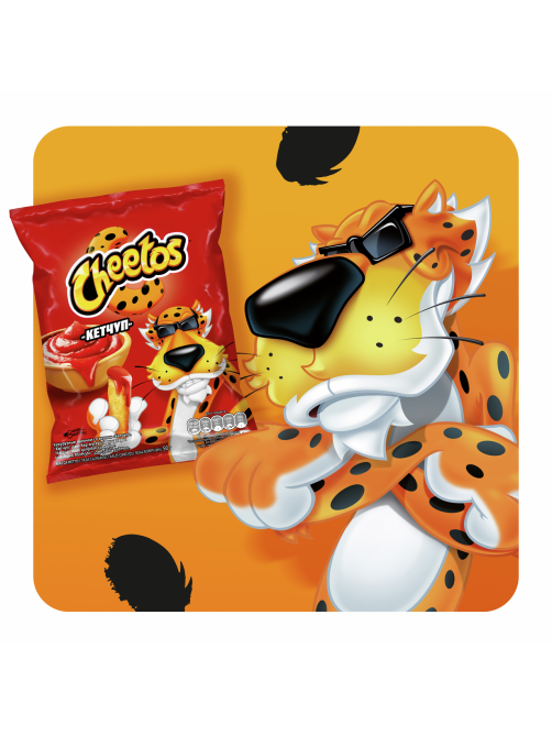 Снеки Cheetos Кетчуп кукурузные, 50г