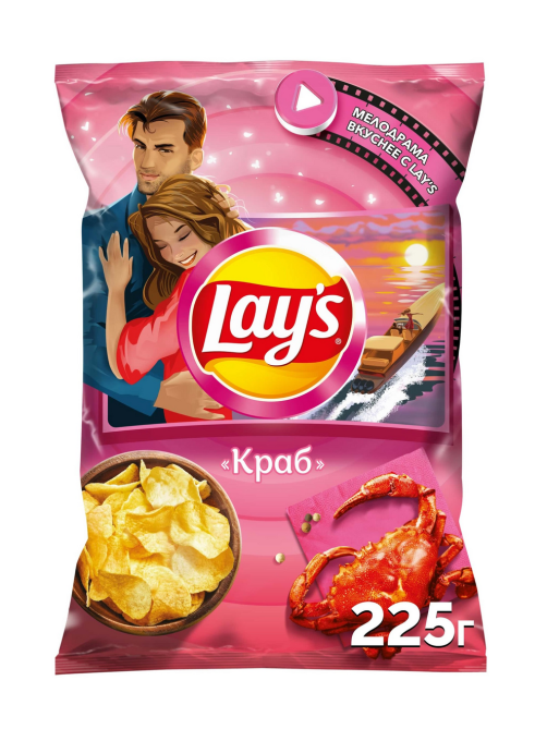 Чипсы Lay's Краб, 225г