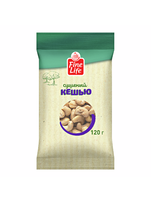 Fine Life Кешью сушеный, 120г