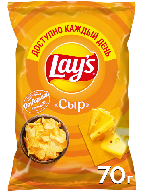 Чипсы Lay's Сыр, 70г