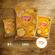 Чипсы Lay's Сыр, 70г