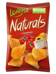 Чипсы Naturals Lorenz Паприка, 100г