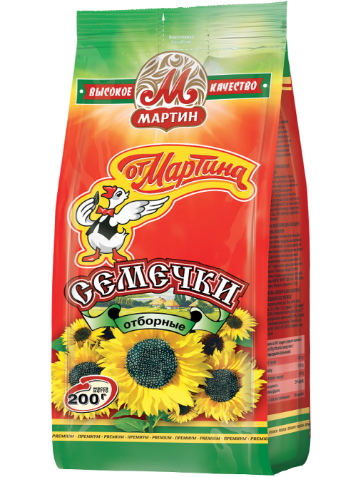 Семечки подсолнечника От Мартина Премиум обжаренные, 200г