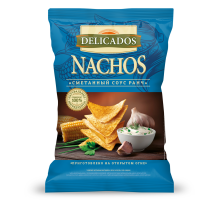 Чипсы Delicados Начос Сметанный соус Ранч, 150г