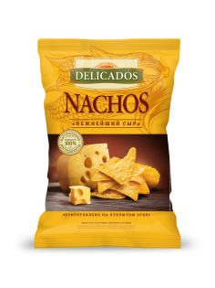 Чипсы Delicados Начос кукурузные Сыр, 150г