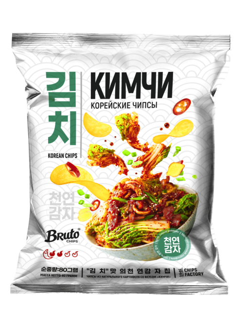 Чипсы Bruto Кимчи, 80г