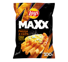 Чипсы Lay's Maxxx Пицца 4 сыра, 100г