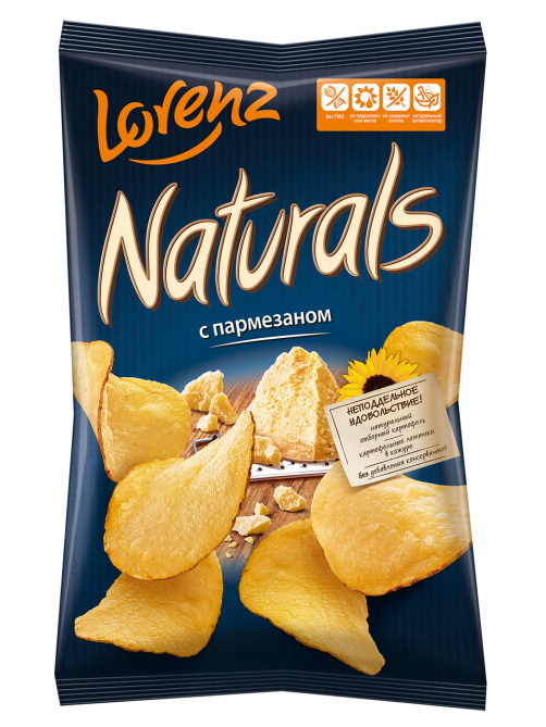 Чипсы Naturals Пармезан, 100г