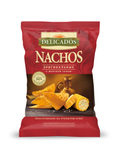 Чипсы Delicados Начос кукурузные Оригинальные, 150г