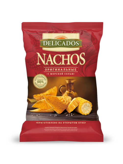 Чипсы Delicados Начос кукурузные Оригинальные, 150г