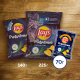 Чипсы Lay's рифленые Сметана и лук, 70г