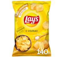Чипсы Lay's С солью, 140г