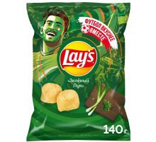 Чипсы Lay's Зеленый лук, 140г