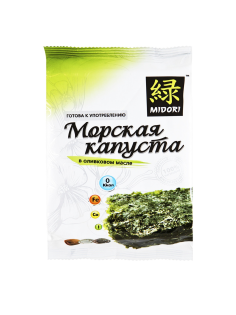 Чипсы нори Midori в оливковом масле, 5г