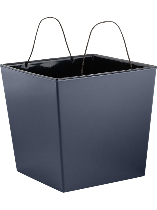 Горшок Ingreen London Cube Вулканический серый, 4.2л