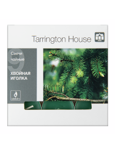 Tarrington House Свеча Чайная ароматическая Хвойная иголка, 9шт