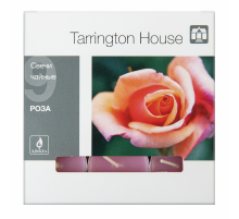 Tarrington House Свеча Чайная ароматическая Роза, 9шт