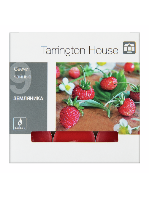 Tarrington House Свеча Чайная ароматическая Земляника, 9шт