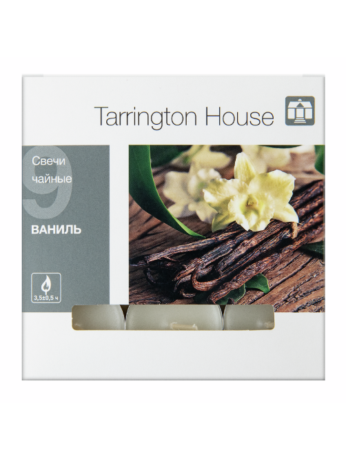 Tarrington House Свеча Чайная ароматическая Ваниль, 9шт
