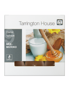 Tarrington House Свеча Чайная ароматическая Мед & молоко, 9шт