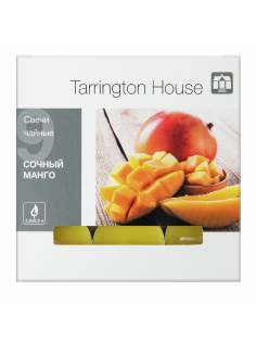 Tarrington House Свеча Чайная ароматическая Сочный манго, 9шт