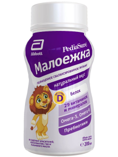 Напиток детский PediaSure Малоежка Натуральный вкус с 12 месяцев, 200мл