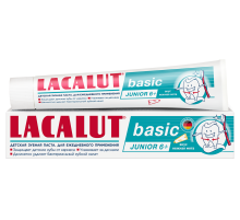 Зубная паста детская Lacalut Basic Junior Нежная мята 6+, 60г