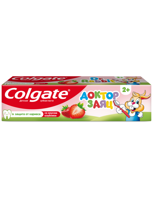 Зубная паста детская Colgate Доктор заяц 2+, 50мл