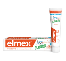 Зубная паста детская Elmex Junior защита от кариеса от 6 до 12 лет, 75мл
