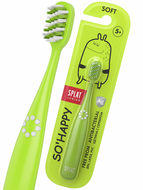Зубная щетка детская Splat Junior мягкая 5+ лет