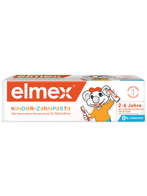Зубная паста детская Elmex Kids защита от кариеса от 2 до 6 лет, 50мл