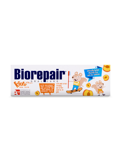 Зубная паста детская Biorepair со вкусом персика от 0 до 6 лет, 50мл