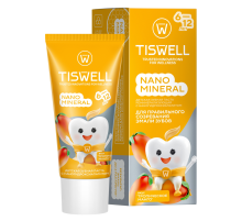 Зубная паста детская Tiswell Nano Mineral Тропический манго от 6 до 12 лет, 60г