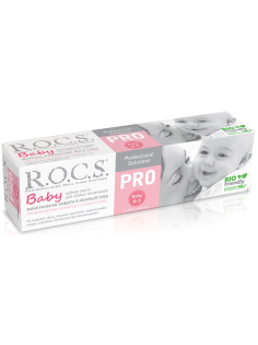 Зубная паста детская R.O.C.S. Baby Pro от 0 до 3 лет, 45г
