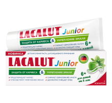 Зубная паста детская Lacalut Junior со вкусом яблока и мяты 6+, 65г
