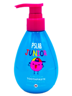 Зубная паста детская PSLab Junior Bubble Gum от 3 до 12 лет, 200мл