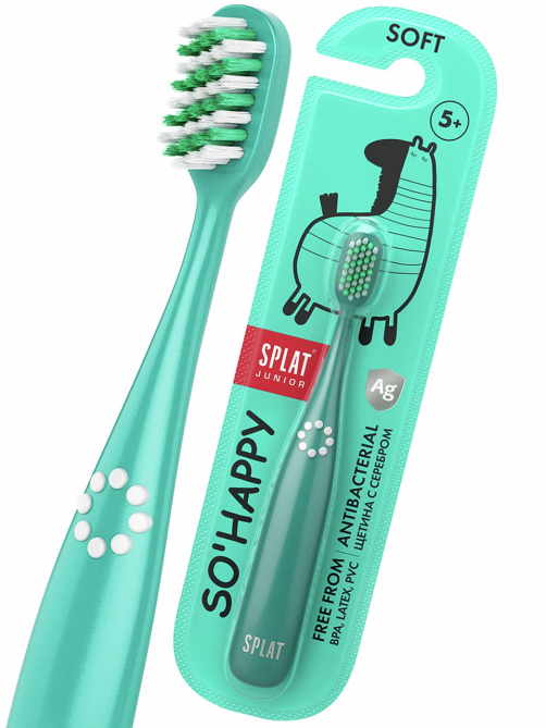 Зубная щетка детская Splat Junior мягкая 5+ лет