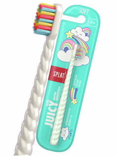 Зубная щетка детская Splat Juicy Lab мягкая 4+ лет